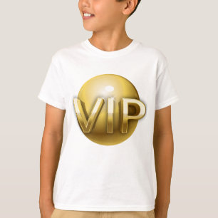 Luxury 3D Gold VIP Emblem T-Shirt