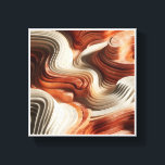 Luxury 3D Marble Topography Art - Abstract Fluid T Canvas Print<br><div class="desc">A mesmerizing 3D abstract piece featuring flowing, topographical layers with a rich marble texture. The design harmonizes warm terracotta, soft peach, and ivory cream tones, creating a sense of natural movement and depth. This sophisticated artwork is ideal for contemporary living rooms, minimalist offices, or any space seeking a blend of...</div>