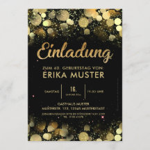 Luxury 60th Birthday Party Invitations