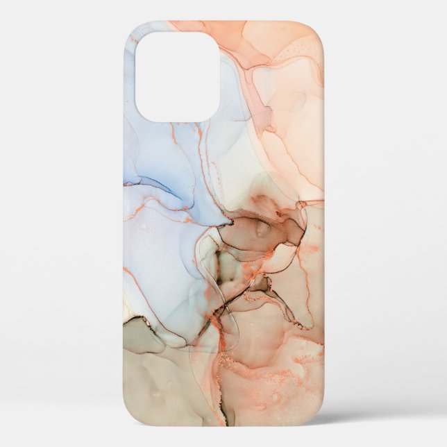 Luxury Abstract: Alcohol Ink Art Case-Mate iPhone Case (Back)