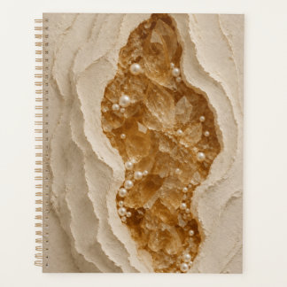 Luxury Abstract Geode Notebook Planner
