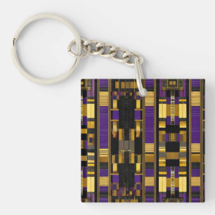 Luxury African Caribbean Heritage Multicolor  Keychain