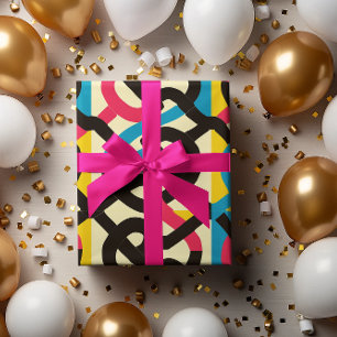 Luxury African Gift Wrap Sheet, Modern Creative,