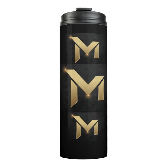 Luxury Alphabetical Thermal Tumbler /Mug (Front)