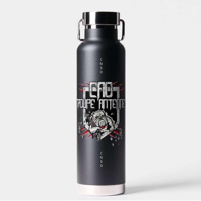 LUXURY ANTENNA STEEL WATER BOTTLE (Front)