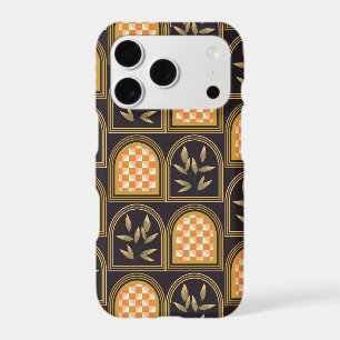 Luxury Art Deco Geometric Floral Seamless Pattern 