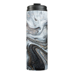 Luxury art in Eastern style. Golden swirl, artisti Thermal Tumbler