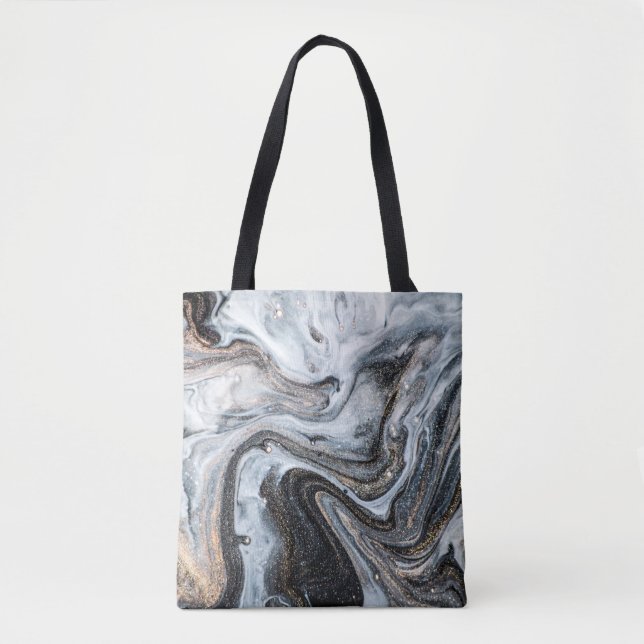 Luxury art in Eastern style. Golden swirl, artisti Tote Bag (Front)