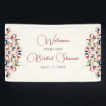 Luxury Artistic Botanical Floral Paisley Wedding Banner<br><div class="desc">Beautiful Invitation to celebrate Special occasions and festivals comes with digital and E-invitation as per your request. We would love to replicate our designs to make multiple products like rsvp cards, labels envelopes, and more. Customization is available for ready to print on request at info@shamaurcreatif@gmail.com. Look Forward to hearing from...</div>