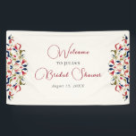 Luxury Artistic Botanical Floral Paisley Wedding Banner<br><div class="desc">Beautiful Invitation to celebrate Special occasions and festivals comes with digital and E-invitation as per your request. We would love to replicate our designs to make multiple products like rsvp cards, labels envelopes, and more. Customization is available for ready to print on request at info@shamaurcreatif@gmail.com. Look Forward to hearing from...</div>