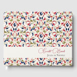 Luxury Artistic Botanical Floral Paisley Wedding Guest Book<br><div class="desc">Beautiful Invitation to celebrate Special occasions and festivals comes with digital and E-invitation as per your request. We would love to replicate our designs to make multiple products like rsvp cards, labels envelopes, and more. Customization is available for ready to print on request at info@shamaurcreatif@gmail.com. Look Forward to hearing from...</div>