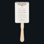 Luxury Artistic Botanical Floral Paisley Wedding Hand Fan<br><div class="desc">Beautiful Invitation to celebrate Special occasions and festivals comes with digital and E-invitation as per your request. We would love to replicate our designs to make multiple products like rsvp cards, labels envelopes, and more. Customization is available for ready to print on request at info@shamaurcreatif@gmail.com. Look Forward to hearing from...</div>