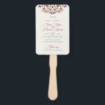 Luxury Artistic Botanical Floral Paisley Wedding Hand Fan<br><div class="desc">Beautiful Invitation to celebrate Special occasions and festivals comes with digital and E-invitation as per your request. We would love to replicate our designs to make multiple products like rsvp cards, labels envelopes, and more. Customization is available for ready to print on request at info@shamaurcreatif@gmail.com. Look Forward to hearing from...</div>