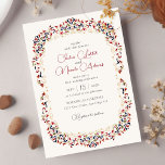 Luxury Artistic Botanical Floral Paisley Wedding Invitation<br><div class="desc">Beautiful Invitation to celebrate Special occasions and festivals comes with digital and E-invitation as per your request. We would love to replicate our designs to make multiple products like rsvp cards, labels envelopes, and more. Customization is available for ready to print on request at info@shamaurcreatif@gmail.com Look Forward to hearing from...</div>