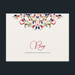 Luxury Artistic Botanical Floral Paisley Wedding Postcard<br><div class="desc">Beautiful Invitation to celebrate Special occasions and festivals comes with digital and E-invitation as per your request. We would love to replicate our designs to make multiple products like rsvp cards, labels envelopes, and more. Customization is available for ready to print on request at info@shamaurcreatif@gmail.com. Look Forward to hearing from...</div>