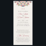 Luxury Artistic Botanical Floral Paisley Wedding Program<br><div class="desc">Beautiful Invitation to celebrate Special occasions and festivals comes with digital and E-invitation as per your request. We would love to replicate our designs to make multiple products like rsvp cards, labels envelopes, and more. Customization is available for ready to print on request at info@shamaurcreatif@gmail.com. Look Forward to hearing from...</div>