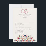Luxury Artistic Botanical Floral Paisley Wedding RSVP Card<br><div class="desc">Beautiful Invitation to celebrate Special occasions and festivals comes with digital and E-invitation as per your request. We would love to replicate our designs to make multiple products like rsvp cards, labels envelopes, and more. Customization is available for ready to print on request at info@shamaurcreatif@gmail.com. Look Forward to hearing from...</div>