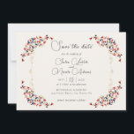Luxury Artistic Botanical Floral Paisley Wedding Save The Date<br><div class="desc">Beautiful Invitation to celebrate Special occasions and festivals comes with digital and E-invitation as per your request. We would love to replicate our designs to make multiple products like rsvp cards, labels envelopes, and more. Customization is available for ready to print on request at info@shamaurcreatif@gmail.com. Look Forward to hearing from...</div>