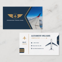 Luxury Aviation Pilot Template | Modern Airline