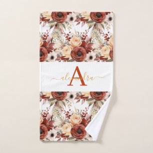 Luxury Bath Towel Set   Pamper Yourself w/ Flowers