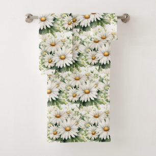 Luxury Bath Towel Set   Pamper Yourself w/ Flowers
