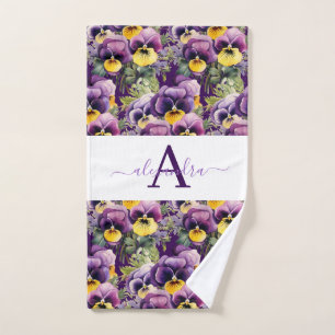 Luxury Bath Towel Set   Pamper Yourself w/ Flowers