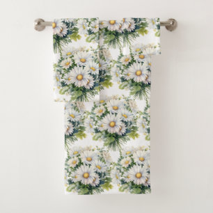 Luxury Bath Towel Set   Pamper Yourself w/ Flowers