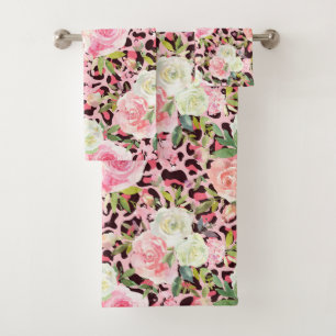 Luxury Bath Towel Set   Pamper Yourself w/ Flowers