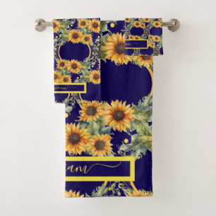 Luxury Bath Towel Set   Pamper Yourself w/ Flowers