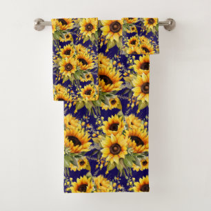 Luxury Bath Towel Set   Pamper Yourself w/ Flowers