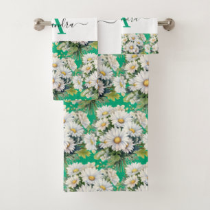 Luxury Bath Towel Set   Pamper Yourself w/ Flowers