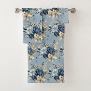 Luxury Bath Towel Set   Pamper Yourself w/ Flowers
