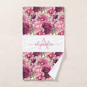 Luxury Bath Towel Set   Pamper Yourself w/ Flowers