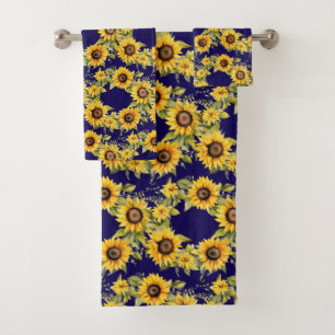 Luxury Bath Towel Set   Pamper Yourself w/ Flowers
