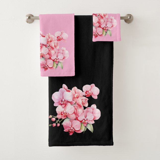 Luxury Bath Towel Set | Pamper Yourself w/ Flowers (Insitu)