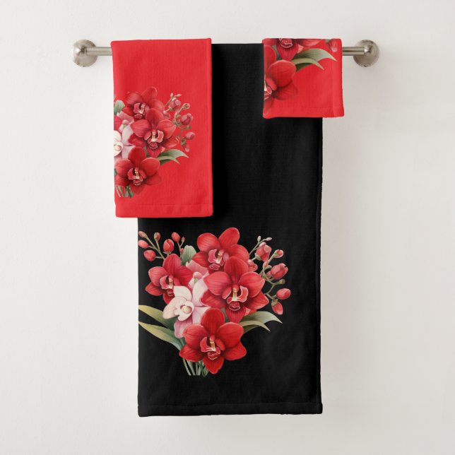 Luxury Bath Towel Set | Pamper Yourself w/ Flowers (Insitu)