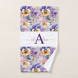 Luxury Bath Towel Set   Pamper Yourself w/ Flowers