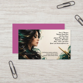 💇‍♀️ Luxury Beauty Salon Business Card
