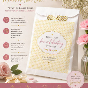 Luxury Beige Wedding Favour Bags