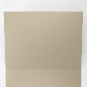 Luxury Beige Wedding Trifold Invitation