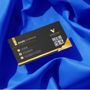 Luxury Black and Gold Business Card