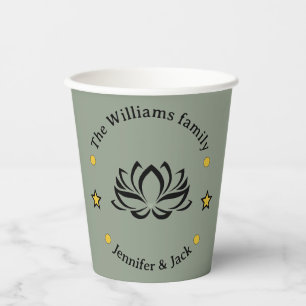 Luxury Black and Gold Paper Cups