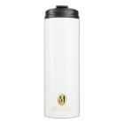 Luxury Black and Gold Personalized Monogram