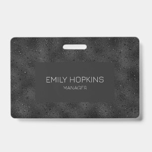 Luxury black background badge