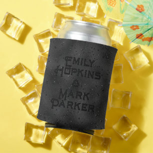 Luxury black background Glam Design Can Cooler