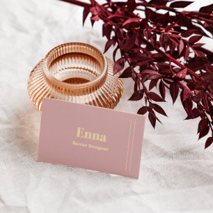 Luxury Black & Gold Minimalist Professional Business Card