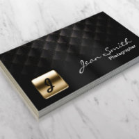 Luxury Black & Gold Photographer Professional