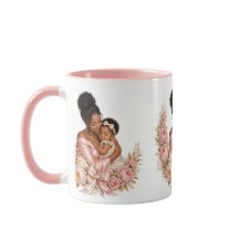 Luxury Black Mother and Child Mothers Day Gift mug