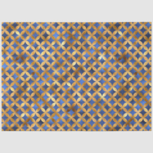 Luxury Blue and Gold Series Design 16 Tissue Paper