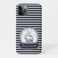 Luxury Blue Boat Family Name